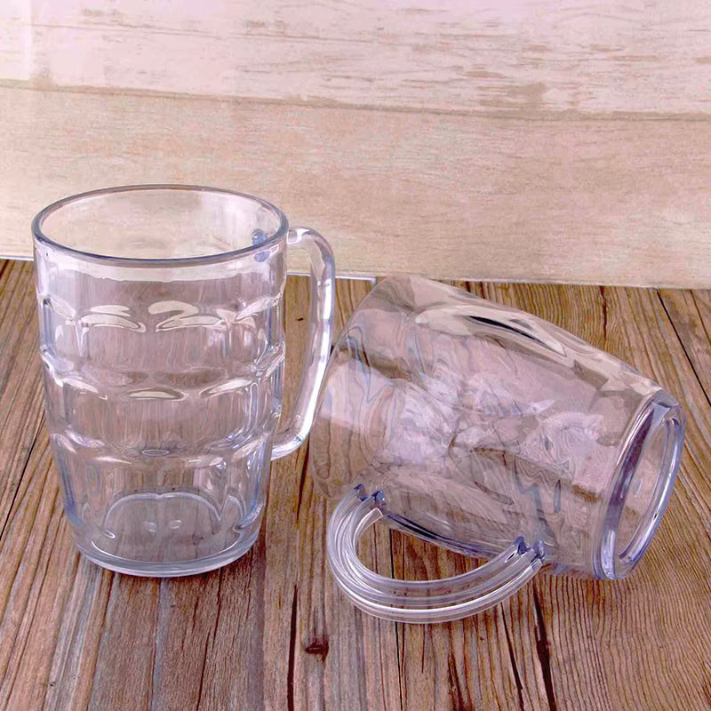 Arshen Acryl Bierbecher aus Kunststoff, transparent, unzerbrechlich Trinkgeschirr für Bar und KTV - Bild 4