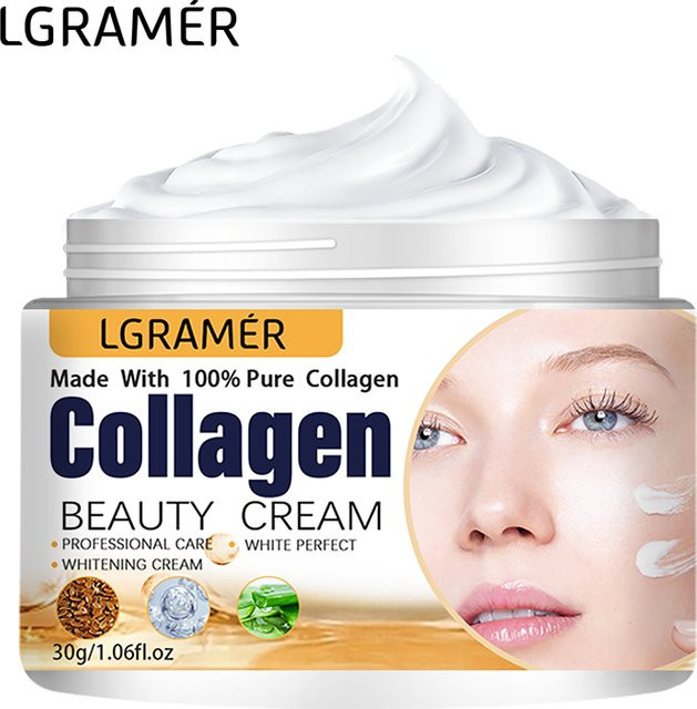 LGRAMER Kollagen Creme für Gesicht und Augen, Unisex - Bild 1