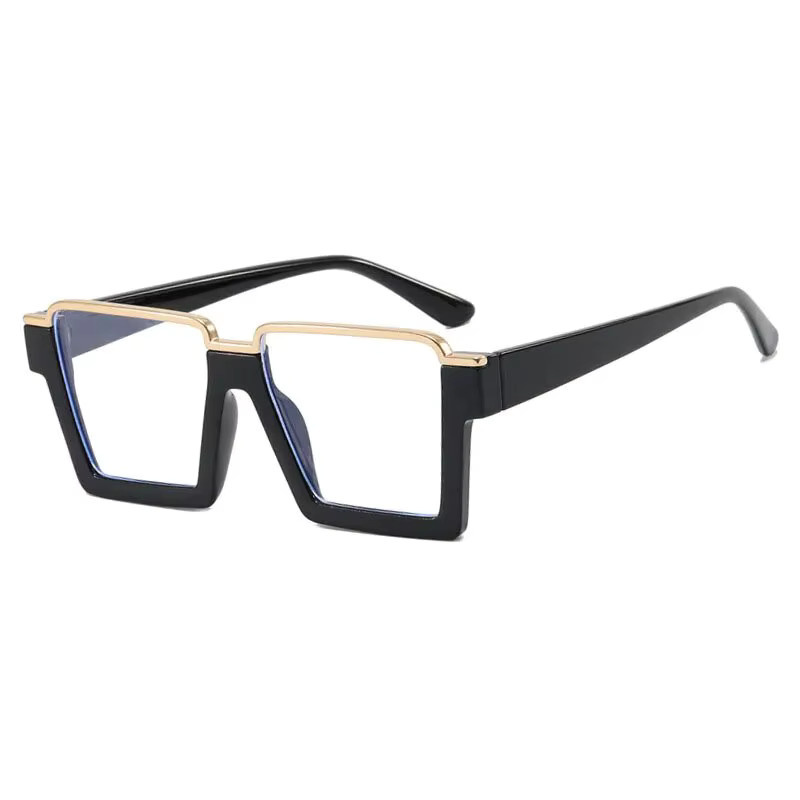 VABBON Korrektionsbrille, Vollrand, Square, Black, Blaulichtfilter - Bild 2