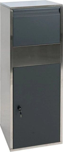 MCW Paketkasten G80 Paketbox in Größe XL aus Edelstahl in Anthrazit - Bild 1