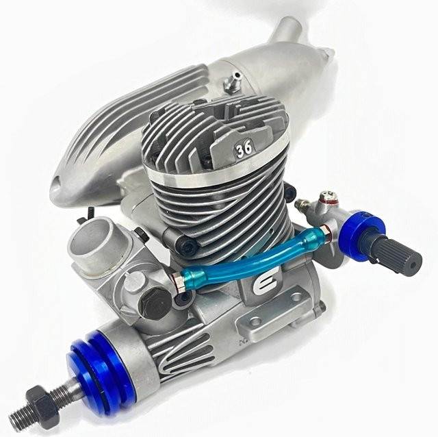 Goni Modellflugzeugmotor Metall, 5,81 CC, E36 Methanolmotor, Zweitakt-Starrflügel - Bild 1