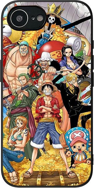 Shanks Rotschopf One Luffy Pieces Handyhülle für Apple iPhone 12 13 Mini XS 11 Pro Max 7 8 Plus XR SE 2020 SE3 in Multicolour - Bild 1
