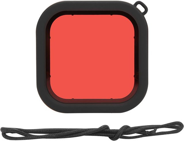 ZuiyouPet1 ABS Tauchlinsenfilter mit Seil für Action-Kamera in Rot und Lila - Bild 1