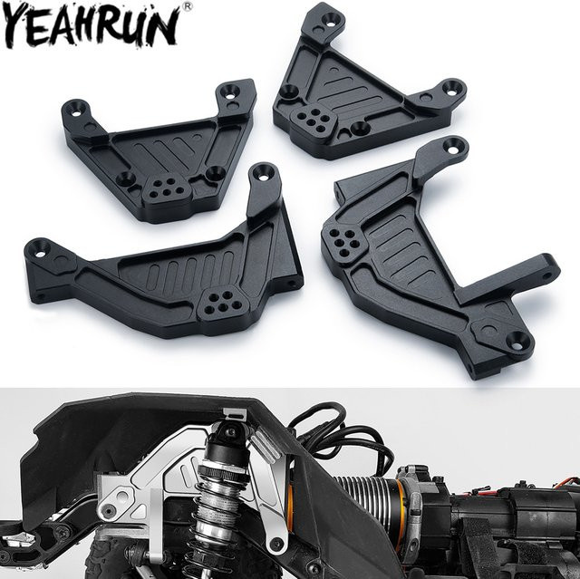 YEAHRUN CNC-Aluminium-Stoßdämpferhalterung vorne und hinten, 1:6, Axial - Bild 1