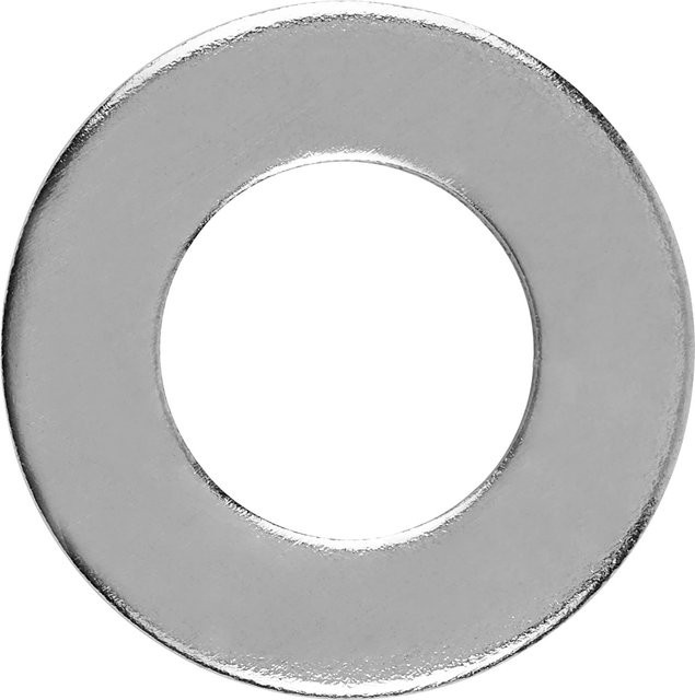 LUX-TOOLS Unterlegscheiben M5 aus Edelstahl in Silber, 100 Stück, Durchmesser: 5,3 mm - Bild 1