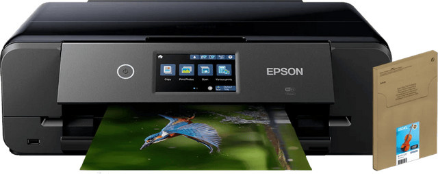 Epson Expression Photo XP-980 Inkjet-Multifunktionsgerät mit 1 schwarzer XL-Patrone und 1 XL-Farbpatrone zum Drucken, Scannen und Kopieren - Bild 1