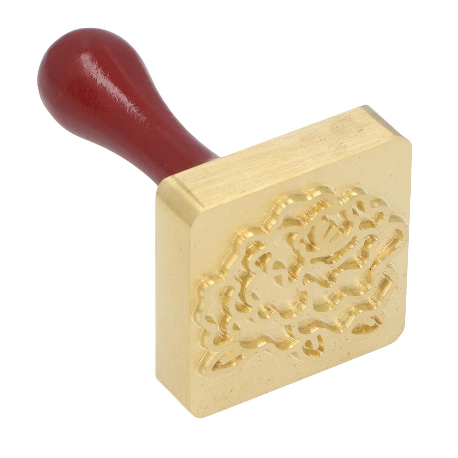 CosyHome Eiswürfelstempel aus Kupfer mit Holzgriff in Gold für Cocktail und Whiskey - Bild 2