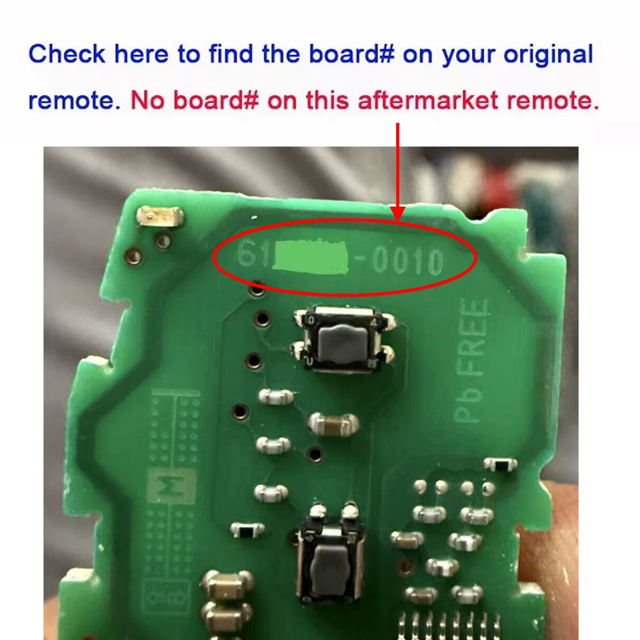 DIYKEY Intelligenter Fernbedienungsschlüssel für Toyota C-HR 2018-2021, Modell MOZBR1ET 89904-F4020, 314,3MHz - Bild 3