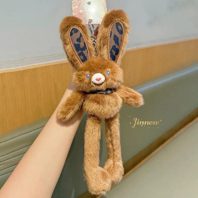 Yiran toy Kaninchen-Schlüsselanhänger, Plüsch-Anhänger, 31cm - Bild 1