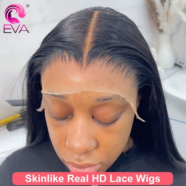 Eva Hair HD Lace Frontal Perücke, 13x6 Echthaar, Preplucked - Bild 1