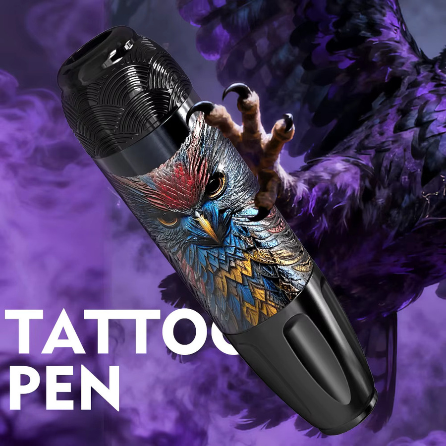 Goldplume Tattoo-Set, Permanent Make-up Set mit Tattoo-Pen und Maschine - Bild 2