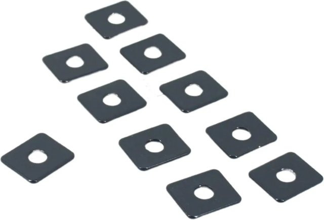 Galaflor Montageplatten Anthrazit, 10 Stück, B/T/H: 3,0 x 3,0 x 3,0 cm - Bild 1