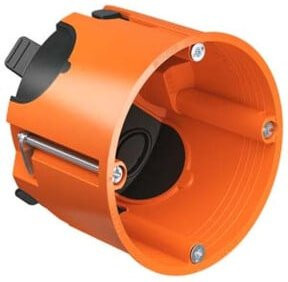 Kaiser Rohr-Geräte-Verbindungsdose für Hohlwand, Orange, 62 mm - Bild 1