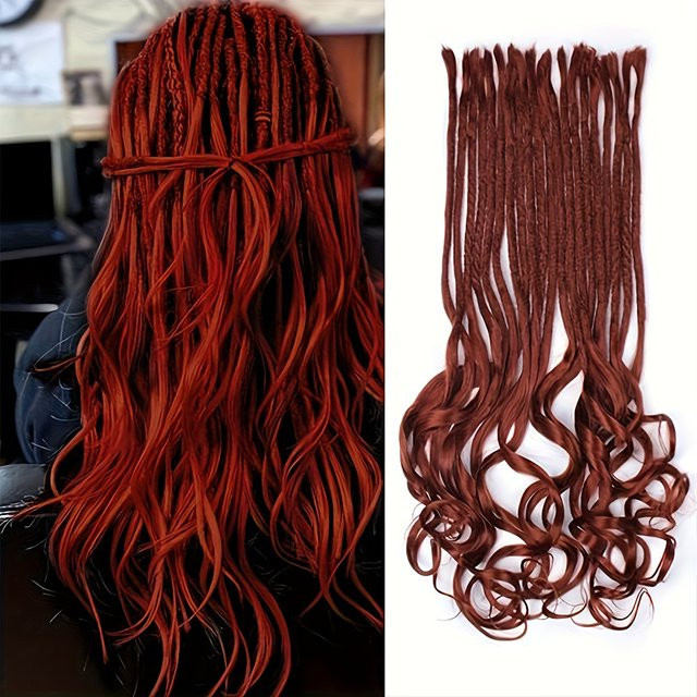 Suri Hair Dreadlock-Verlängerungen, 24 Zoll, 10 Stränge, Synthetisch, Unisex - Bild 1