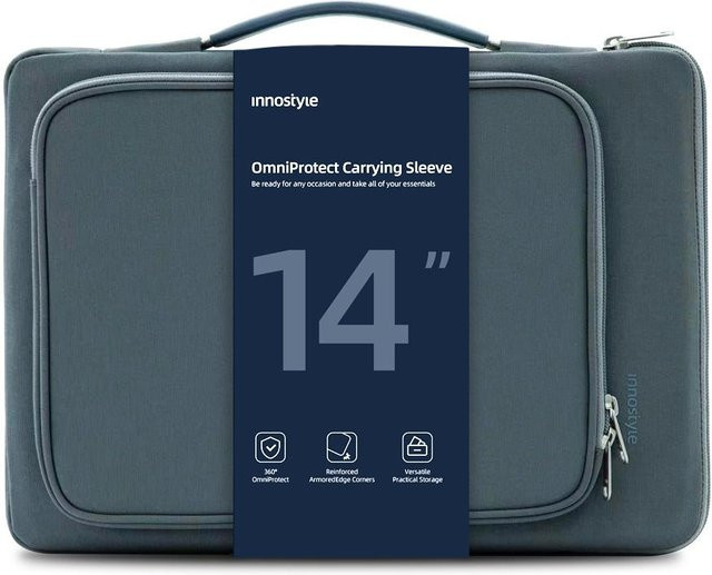 Innostyle Laptop Bag 14 Waterproof Case Omniprotect, Grau - Bild 1