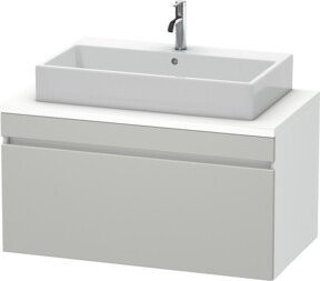 Duravit Waschtischunterschrank DuraStyle in Weiß mit einer Auszug, Breite: 100 cm, Tiefe: 54,8 cm, Höhe: 51,2 cm - Bild 1