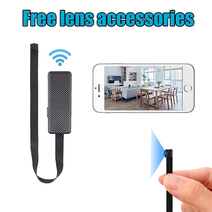 CUGUU HD WiFi Mini DIY Camcorder Modul mit 1080P Video Recorder und App-Steuerung in Schwarz - Bild 2
