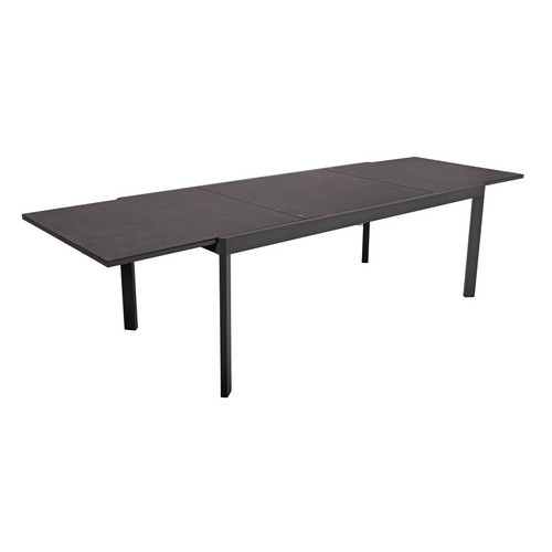 Garden Pleasure Tischgruppe Nerea 5-teilig Anthrazit aus Aluminium und Kunststoff, B/T/H: 200 x 100 x 75 cm - Bild 2