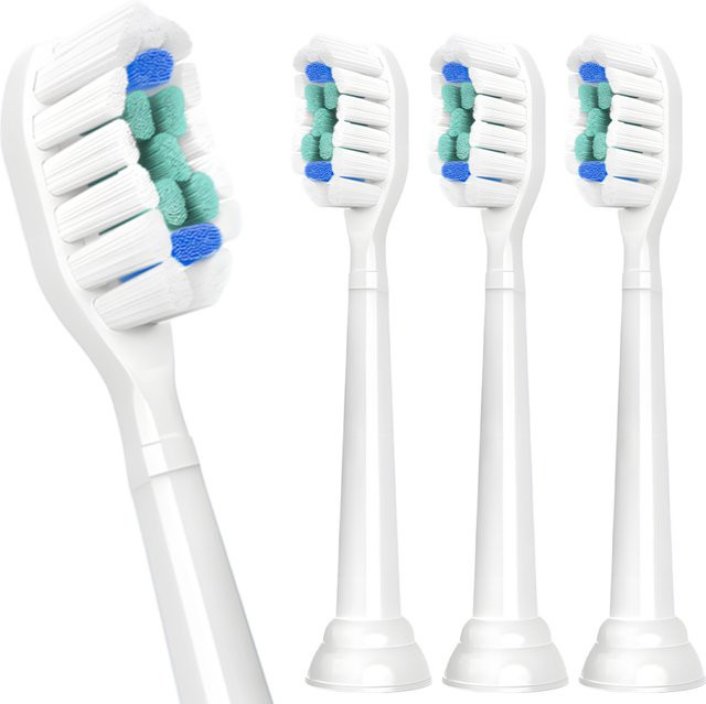 Philips Ersatzbürstenköpfe für Sonicare elektrische Zahnbürsten, mit Dupont-Borsten, Unisex - Bild 1