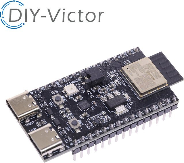 Espressif Systems ESP32-H2-DevKitM-1 Entwicklungsboard Schwarz - Bild 1