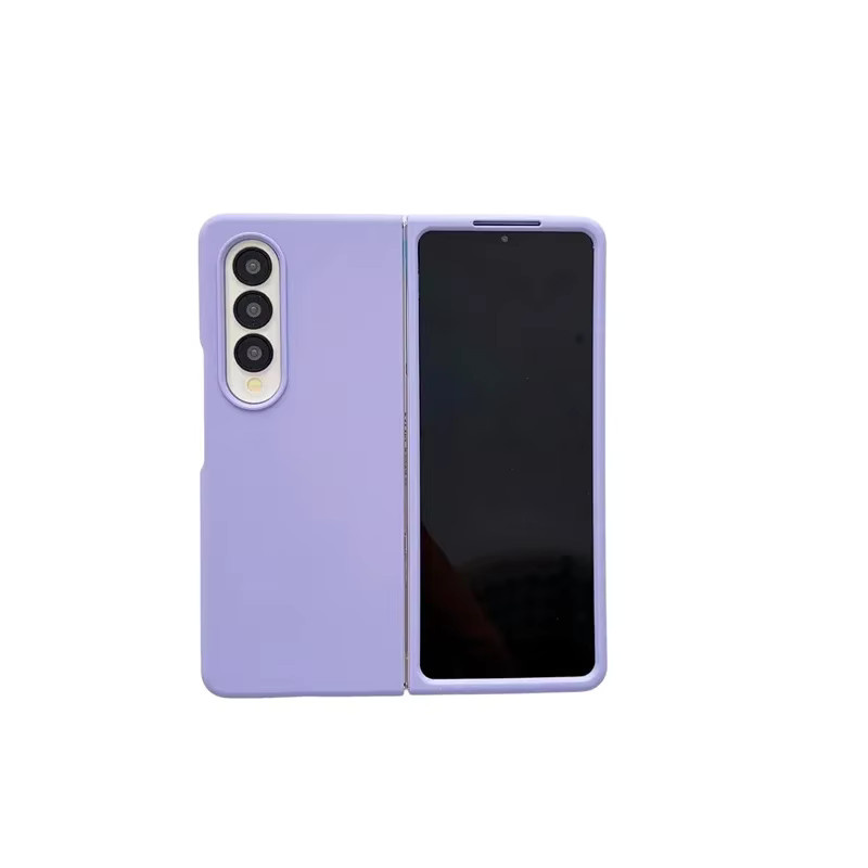 Original Silky-Touch Anti-Fingerprint Handyhülle für Samsung Galaxy Z Fold in Pink, stoßfeste Abdeckung mit Hautgefühl - Bild 5