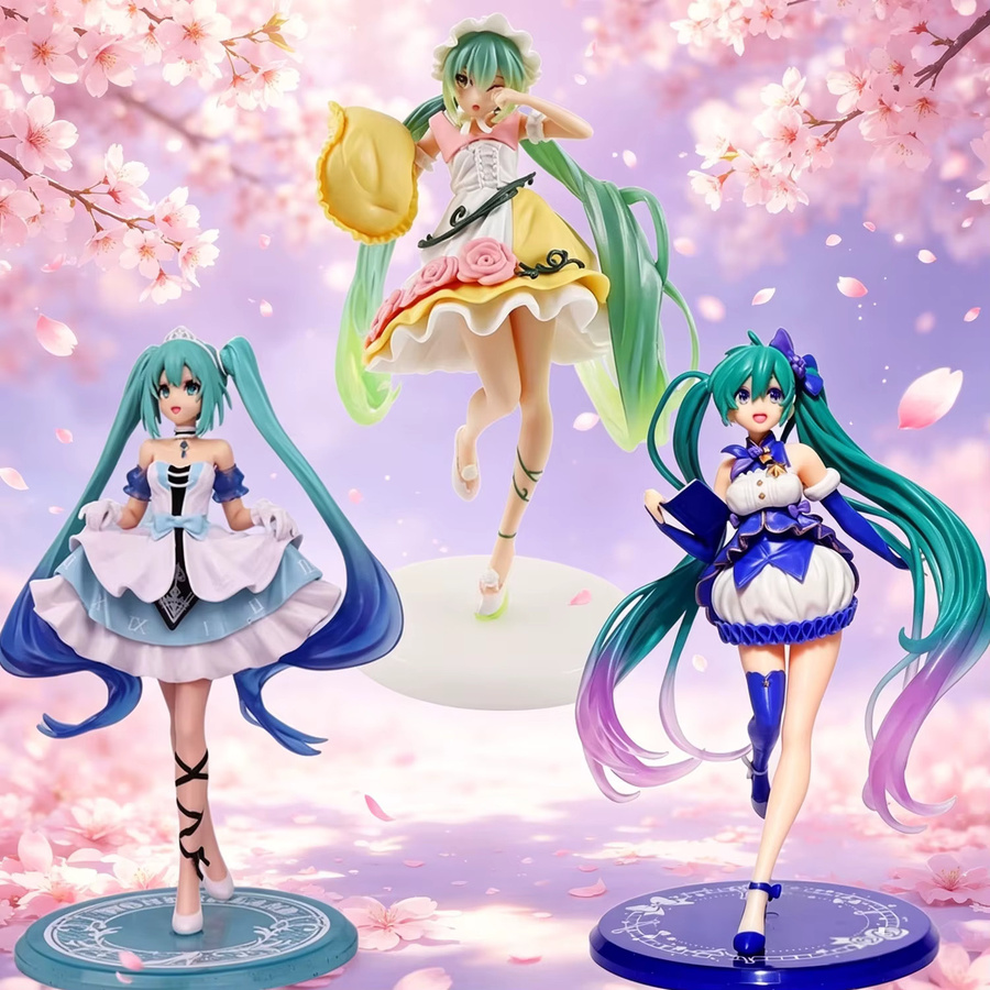 Bandai Hatsune Miku Anime Sammlerset, 3-teiliges Set, Kunststoff - Bild 2