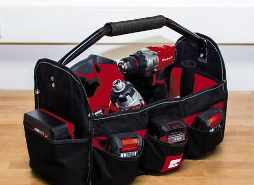 Einhell Werkzeugtasche Bag 45/22 unbestückt, Schwarz, B: 22,0 cm, H: 20,0 cm, T: 6,0 cm - Bild 1