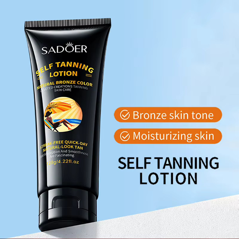 SADOER Selbstbräuner-Lotion für Gesicht und Körper, Unisex - Bild 3