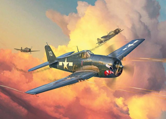 Italeri Grumman Hellcat F6 F-3, Fahrzeuge, Blau - Bild 1