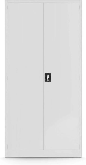 Jan Nowak Werkzeugschrank DAREK aus Stahl in Grau und Weiß, abschließbar, B/T/H: 185 x 92 x 50 cm - Bild 1