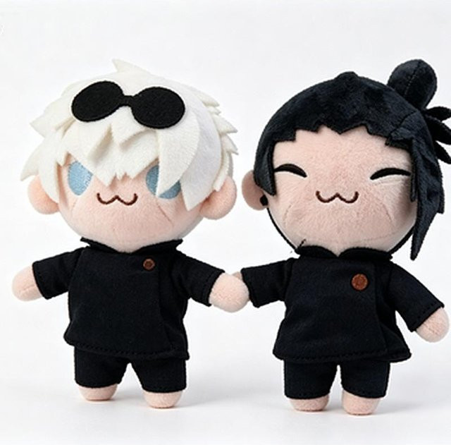Gojo und Geto Anime Spielcharakter Puppe, Plüschtier, 21cm, ab 3 Jahre - Bild 1