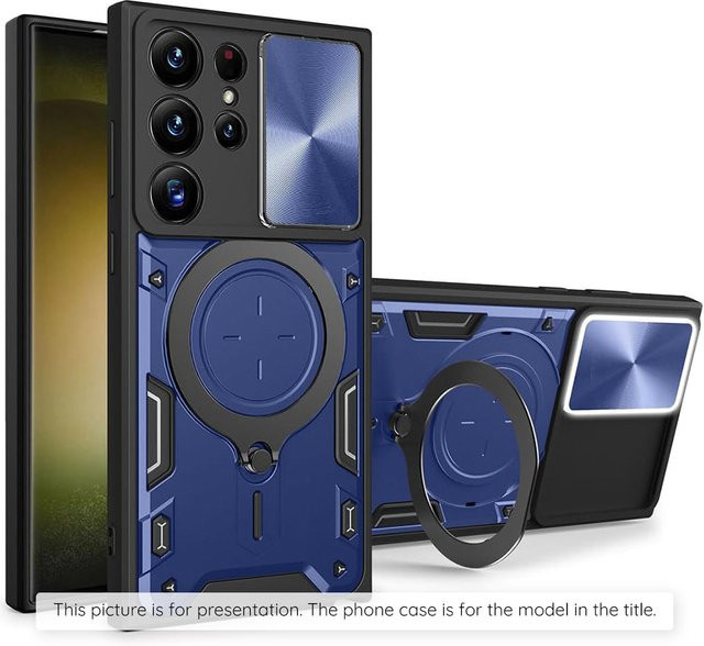 Techsuit CamGuard Pro Schutzhülle für Motorola Moto G77 und Moto G67 in Blau - Bild 1