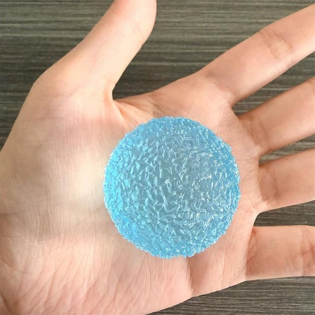 BC Pet Supplies Eisball-Maltose Squishy Spielzeuge, blau, transparent, Anti-Stress - Bild 1