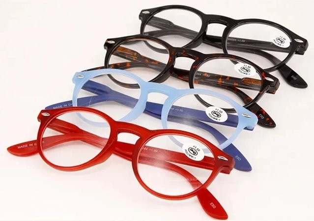 ONEVAN Lesebrille Rund, Damen, Vollrand, Kunststoff - Bild 1