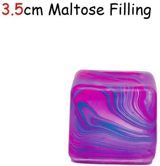Schöner Wohnen Regenbogen Marmorierter Würfel, Sensorisches Spielzeug, Maltose Gefüllt - Bild 1