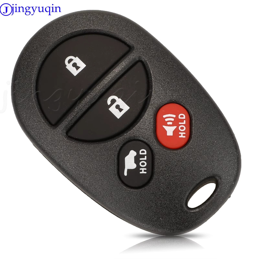 JYQ Fernbedienung Auto Schlüsselanhänger für Toyota Sienna Solara Avalon Camry Highlander Sequoia Tacoma Tundra, 315 MHz / 433 MHz, Schwarz - Bild 2