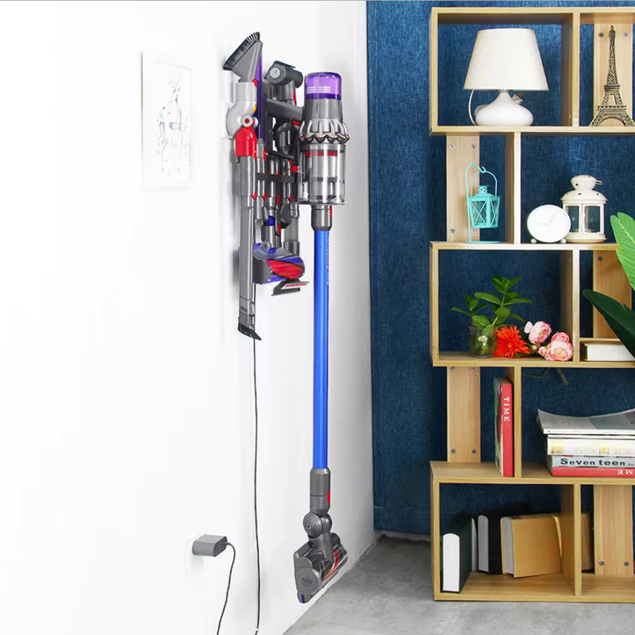Dyson Staubsauger Wandhalterung zur Aufbewahrung, stanzfreies Regal für V7 V8 V10 V11 V12 V15 V7 Slim V8 Slim V11 Outsize, selbstklebend aus Kunststoff - Bild 3
