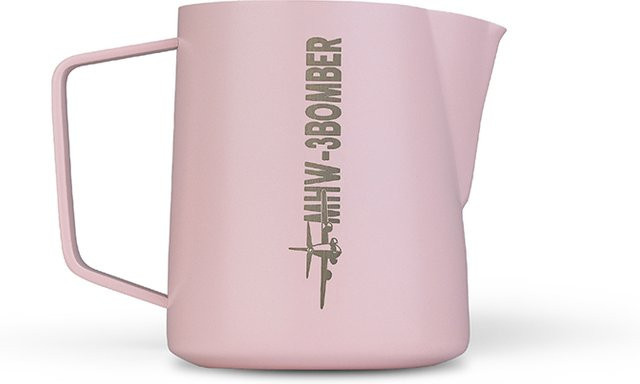 MHW-3BOMBER Milchaufschäumkrug aus Edelstahl in Silber für Cappuccino und Latte Art, 500 ml/600 ml - Bild 1
