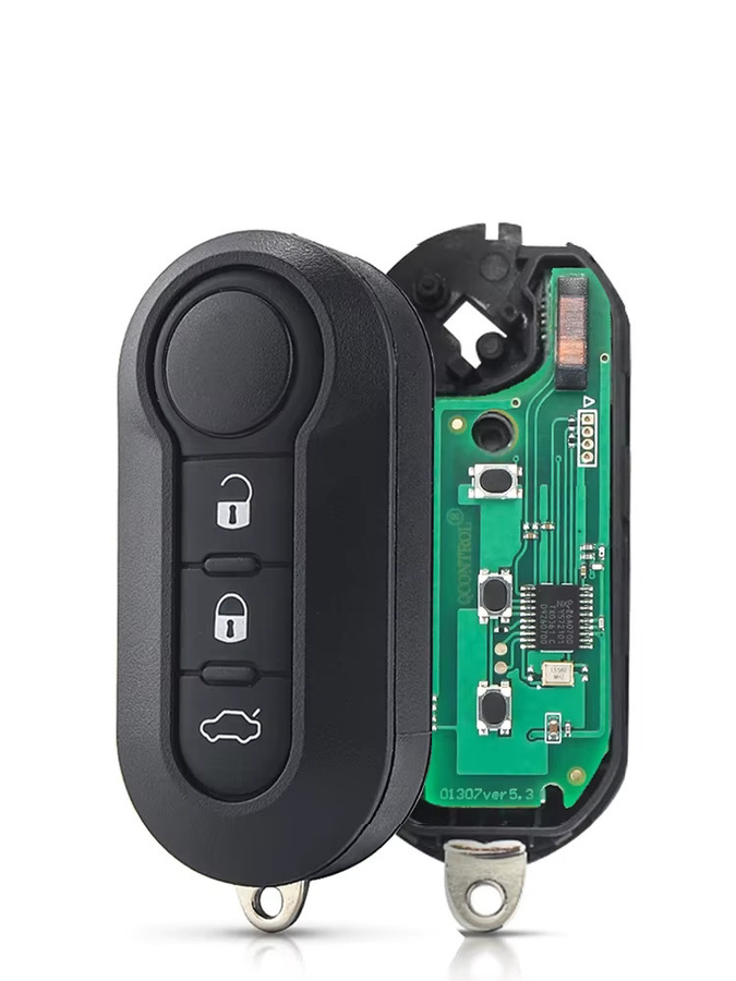 Keyyou Delphi Marelli Auto Fernbedienung Schlüssel für Fiat MPV Bravo Ducato Doblo Grande Punto und Citroen Jumper Peugeot Boxer in Schwarz 860 ID46 433,92 MHz - Bild 4