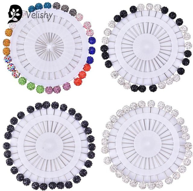 Velishy Brosche, Kristallkugel, Strass, Damen - Bild 1