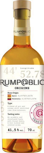Rump@blic Origins Rum, Sizilien, 41,5% Vol., 0,7 l - Bild 1