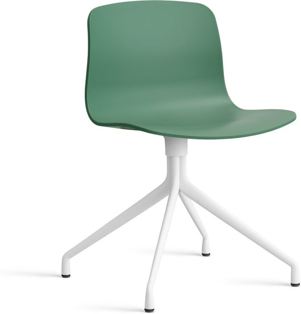 HAY About A Chair AAC 10 Drehstuhl aus Kunststoff in Grün Matt - Bild 1