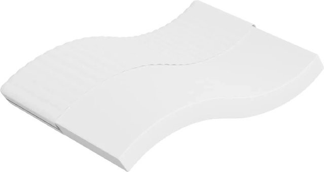 vidaXL Matratze aus Comfort-Schaumstoff, mittelweich, Weiß, B: 140 cm, T: 200 cm, H: 16 cm - Bild 1