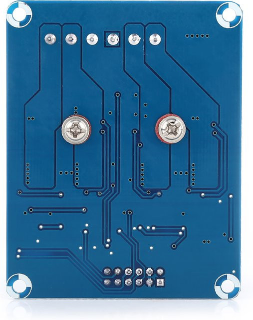 Qiilu DC5-12V Zwei-Kanal H-Brücke Motor-Treiberplatine Modul in Blau - Bild 1