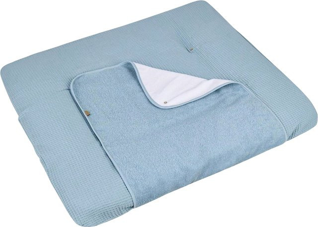 Sterntaler Wickelauflagenbezug Waffelpiqué in Blau - Bild 1