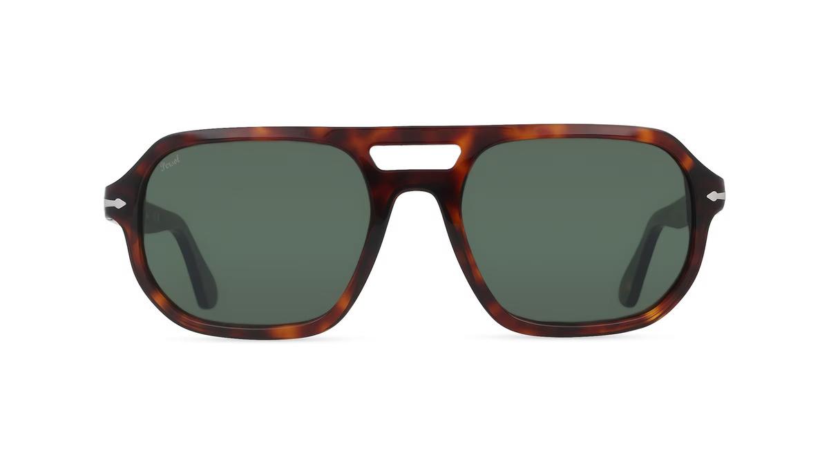 Persol PO3393S Sonnenbrille, Vollrand, Quadratisch, Acetat, Unisex, braun - Bild 1