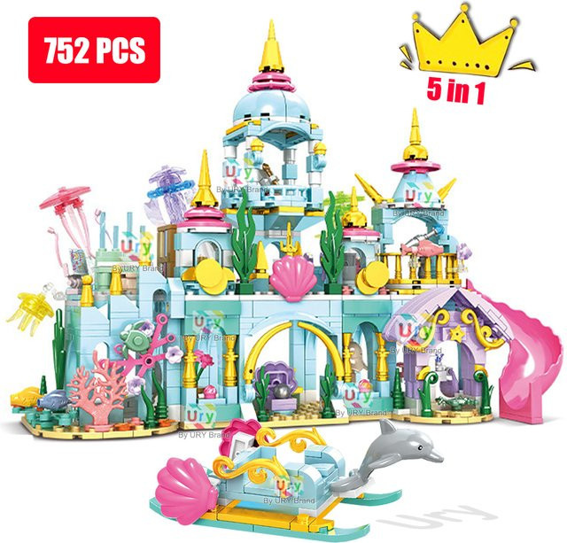 SLUBAN Prinzessin Unterwasserpalast Luxus-Schloss, Bausteine Set - Bild 1