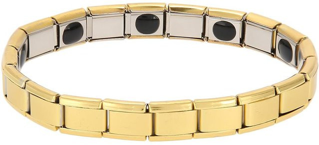 Armband Titanstahl, Gold, Unisex - Bild 1