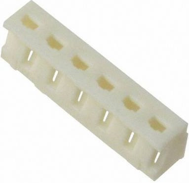 Molex Buchsengehäuse-Kabel in Weiß mit 6 Polen und einem Rastermaß von 2,00 mm - Bild 1