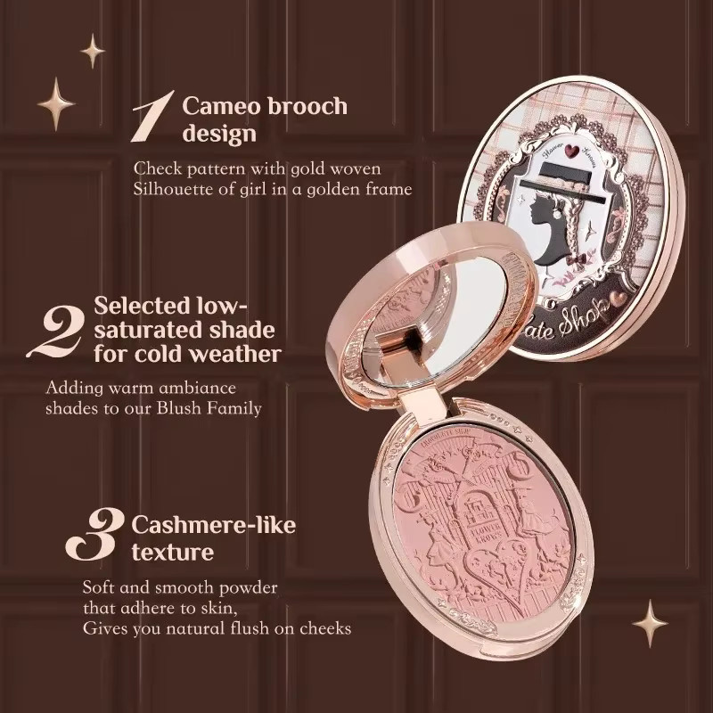 Flower Know Chocolate Shop Blush, Puder, Matt, Braun Rosa - Bild 2